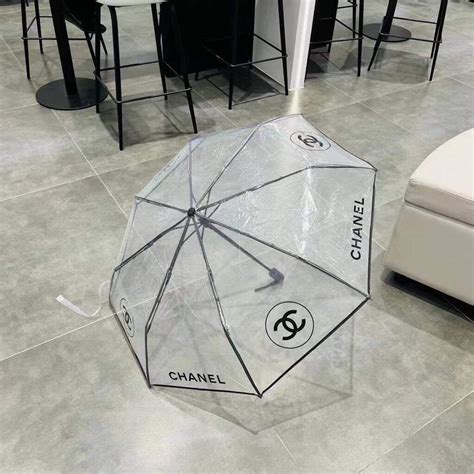 chanel transparent umbrella|chanel umbrella price.